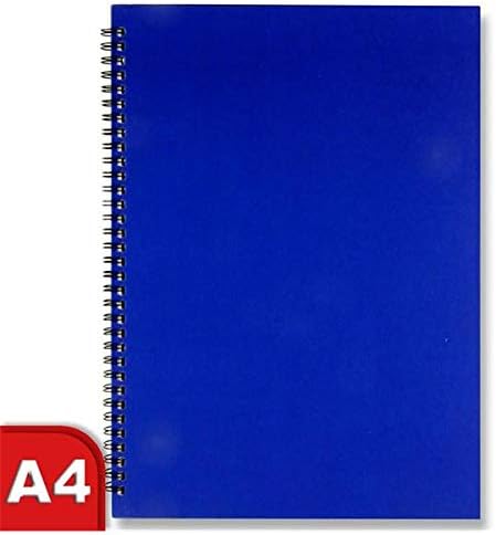 NU: Notebooks - Office Range - A4 Wire Bound Hardback - Stationery Notebooks - Writing Pad - 160 Pages, Black - Image 4