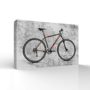 Wall26-Canvas Wall Art-Outdoor Bike-Giclee Painting Wall Bedroom Living...