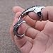 Wowlife False Nail Punk Style Talon Claw Paw Finger Ring Knuckle Bend Fingertip Finger Claw Ring Can not be adjusted (10 Pcs, Black)