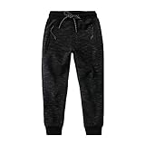 KISBINI Big Boys Cotton Sweatpants Sweats Athletic Pants For Children