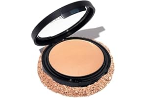 LAURA GELLER NEW YORK Baked Double Take Powder Foundation - Medium - Buildable Medium to Full Coverage - Matte Finish