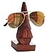 The Indian Arts Classic Hand Carved Rosewood Nose-Shaped Eyeglass Spectacle Holder