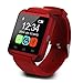 Black Waterproof Bluetooth Wrist Smart Watch Phone Mate Handsfree Call For Smartphone Outdoor Sports Pedometer Stopwatch
