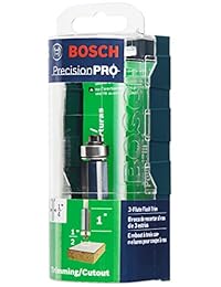 Bosch 85216MC 1 2 In. x 1.0 in. Punta de carburo de triple flauta con broca de enrutador