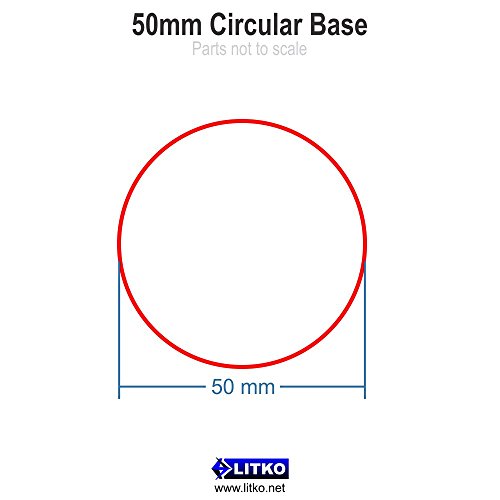 2 1+5mm+Clear+Miniature+Bases+Circular