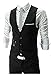Zicac Men‘s Top Designed Casual Slim Fit Skinny Dress Vest Waistcoat