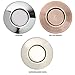 Sink Top Push Button Replacement for Insinkerator Air Switch Garbage/Waste Disposal Outlet By Essential Values (Satin/Brushed Nickel Cover)