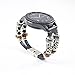 For Samsung Gear S3 Watch Strap,Retro Leather Wristband Band Bracelet Quick Replacement Watchband (Black)