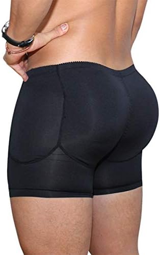 HengShunRui Men's Body Shaper Tummy Control Slimming Hi-Waist Stretch Boxer Brief Stretch Pants Shapewear Shorts