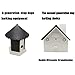 Super Outdoor and Indoor Ultrasonic Dog Bark Control Anti Barking Device Sonic Bark Deterrents with Hanging Hole in 2017 Newest Birdhouse Shape (Black)