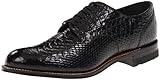 Stacy Adams Men's Madison Oxford,Black Snakeskin,11
