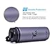 Mountaintop Vacuum Insulated Stainless Steel Water Bottle - Keep Cold 24 Hrs , Hot 6 Hrs + Stainless Steel Collapsible Cup ( White , 19oz )