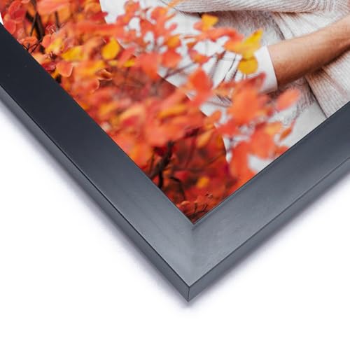 Ditwis Photo Frame 25 x 25 cm Black, Square Frame Suitable for Photos, Pictures and Memories, Horizontal or Vertical Exposure on Wall or Table