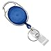 EVINIS Premium Retractable Carabiner Badge Reels with Key Ring and Badge Strap (Pack of 10) (Assorted Colors)