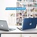 IBENZER Compatible with Old Version MacBook Air 13 Inch Case (2010-2017 Release). Models: A1466 / A1369, Plastic Hard Shell Case with Keyboard Cover for Mac Air 13, Navy Blue, A13NVBL+1
