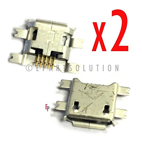 ePartSolution-2 X Posh Memo S580A USB Charger Charging Port Dock Connector USB Port Socket Replacement Part USA Seller