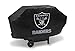 Rico Industries NFL Las Vegas Raiders Black Deluxe Grill Cover Deluxe Vinyl Grill Cover - 68' Wide/Heavy Duty/Velcro Staps