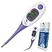Large Display Medical Digital Fever Thermometer Fast Response (Baby and Adult) Fever Alarm - Oral, Rectal, Armpit - Flexible Tip by My Perfect Nights (1)