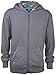 JINX Minecraft Big Boys' Diamond Premium Zip-Up Hoodie (Gray, Medium)