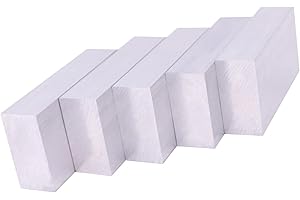 QOOMOG 5 Pieces of 1" X2"X4"Square Aluminum BAR 4" Long ,6061 General Purpose Plate,T6511,T6511 Solid New Mill Stock