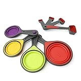 LS115 Collapsible Silicone Soft Measuring Cups and