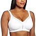 Playtex womens 18 Hour Silky Soft Smoothing Wireless Us4803 Available With 2-pack Option Bras, White, 42B US