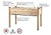 CedarCraft Self-Watering Elevated Cedar Planter (22” x 48” x 30