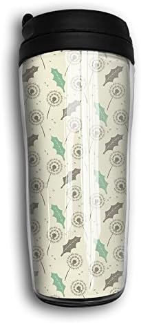 Dandelion Leafs And Seeds Curve Shape Travel Mug &amp; Coffee Mugs
