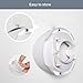 Potty Training Seat for Toddler Boys & Girls, Ergonomic Portable Baby Toilet Shape with Non-Slip Handles, Cushioned Seat for Kids Comfort, Splash Guard & Backrest Toilet Seat, Includes Free Brush