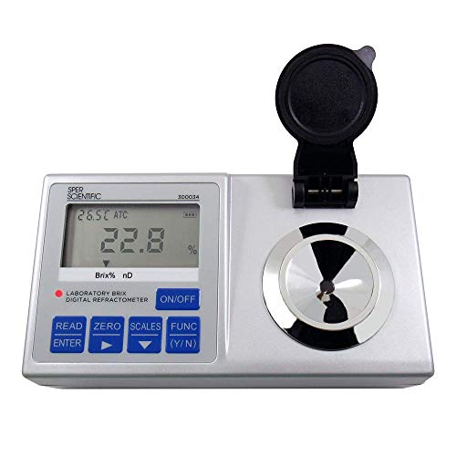 Sper Scientific 300034 Lab Digital Refractometer, Brix 095 Optodir
