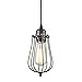 CLAXY® Ecopower Vintage Style Industrial Oil Rubbed Bronze Hanging Light Mini Pendant Wire Cage Lamp
