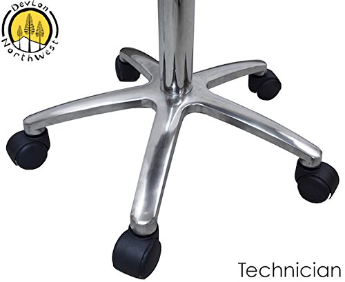 Salon Stool Beauty Manicure Pedicure Hair Dresser Adjustable Stool Red