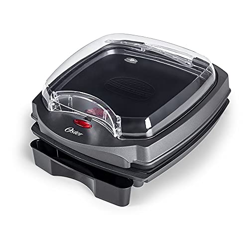 Grill Elétrico Oster Burguer 2 em 1 com Estufa, 110V, 1200W, OGRL500