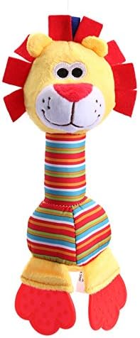 Baby Rattles Infant Animal Handbell Baby Rattles Plush Stuffed Toy Children Mobiles Sounding Educational Stuffed Toy Playmate Teether Doll #C