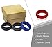 Silicone Wedding Ring Band for Men or Women - Safe Flexible Comfortable Medical Grade Love Rings - Fit for Sports, Outdoors