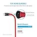 Anker Powerline+ Micro USB The Premium Durable Cable [Double Braided Nylon] for Samsung, Nexus, LG, Motorola, Android Smartphones and More (Red_1ft, 1ft)