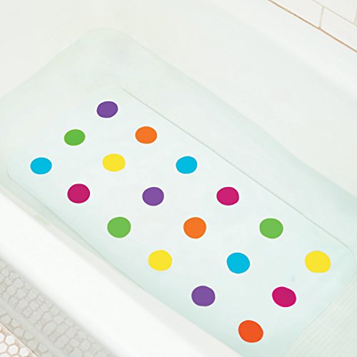 Munchkin® Dots™ Bath Mat for Kids, Multicolored, 30.5x14.25 Inch