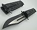 TAC-FORCE Assisted Opening Sawback Bowie Rescue Black Glass Breaker Knife NEW!!!
