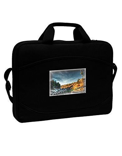 TooLoud Castlewood Canyon Old Photo 15" Dark Laptop / Tablet Case Bag