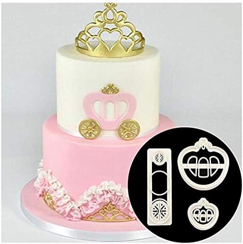 LOSOUL 3Pcs Rose Flower Fondant Silicone Mold Baking Cake Cookies Form Chocolate Soap Sugar Craft