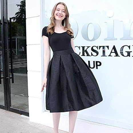 Nvdkhxg Fashion Long Skirts Women Faldas High Waist Pleated Womans