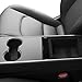 CupHolderHero Compatible with Tesla Model 3 Accessories 2017-2023 Premium Custom Interior Non-Slip Anti Dust Cup Holder Inserts, Center Console Liner Mats, Door Pocket Liners, 7pc Set (Solid Black)