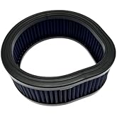 12-579 Motorcycle Air Cleaner Washable with Teardrop Air Filter Replacement for S&S Super E & G Series Carburetor Carb