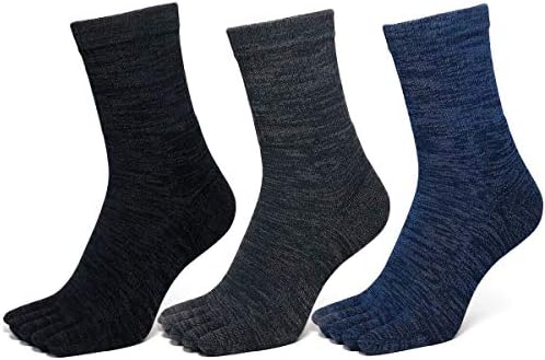 アスカ 5本指ソックス 綿100 ハーフ丈 メンズ レディース 5本指靴下 五本指 ソックス 靴下 綿 厚手 アウトドア スポーツ 作業用 23 25 25 27 27 29cm 3足 6足 セット