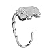 Table Foldable Purse Bag Rhinestone Elephant Hanger Handbag Hook Holder
