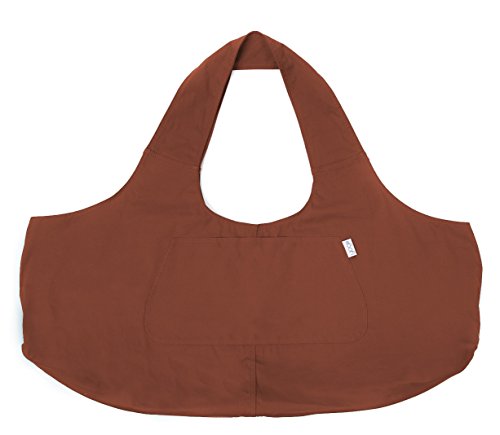 Yogiii Large Yoga Mat Bag | The Original YogiiiTotePRO | Large Yoga Mat Tote Sling Carrier with Side Pocket | Fits Most Size Mats (Burnt Orange)