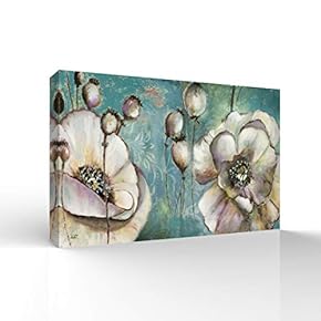 Wall26-Canvas Wall Art-Vintage Flower-Giclee Painting Wall Art for Bedroom Living Room Home Decoration - 12x18 inches