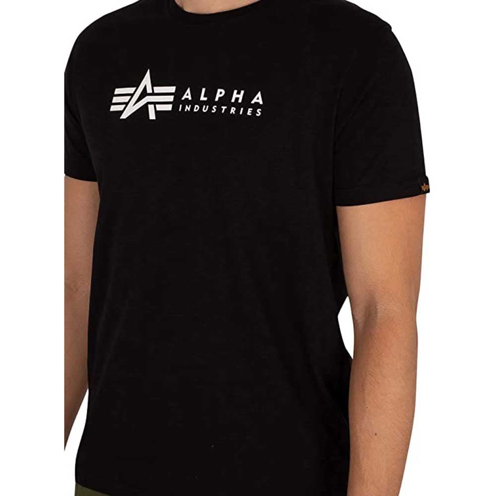 Alpha Industries Alpha Label T 2 Pack T-Shirt für Herren Black 4