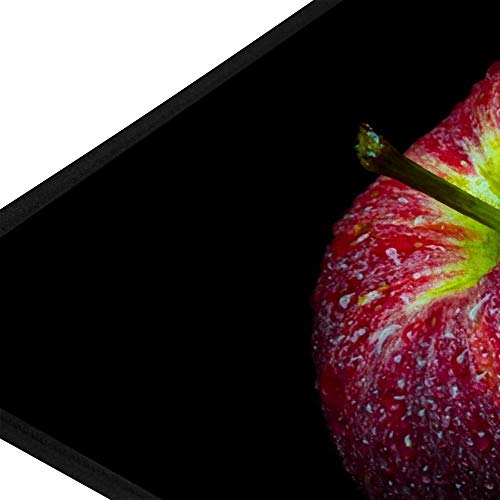 Rashu Freshness Red Black Kitchen Rugs and Mats Anti Fatigue Cushioned