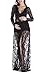 Yomoko Women Sexy Deep V-Neck Lace Maternity Photography Maxi Dress